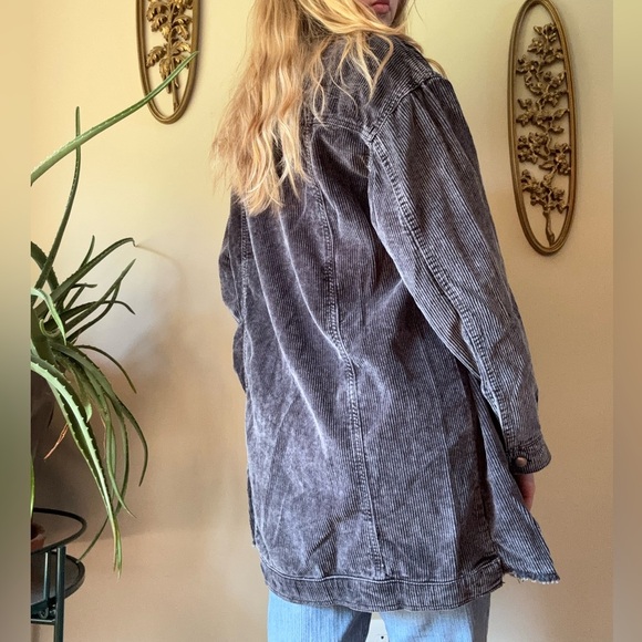 Highway Jeans Black Corduroy Jacket - Picture 4 of 9